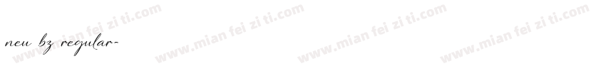 neu bz regular字体转换